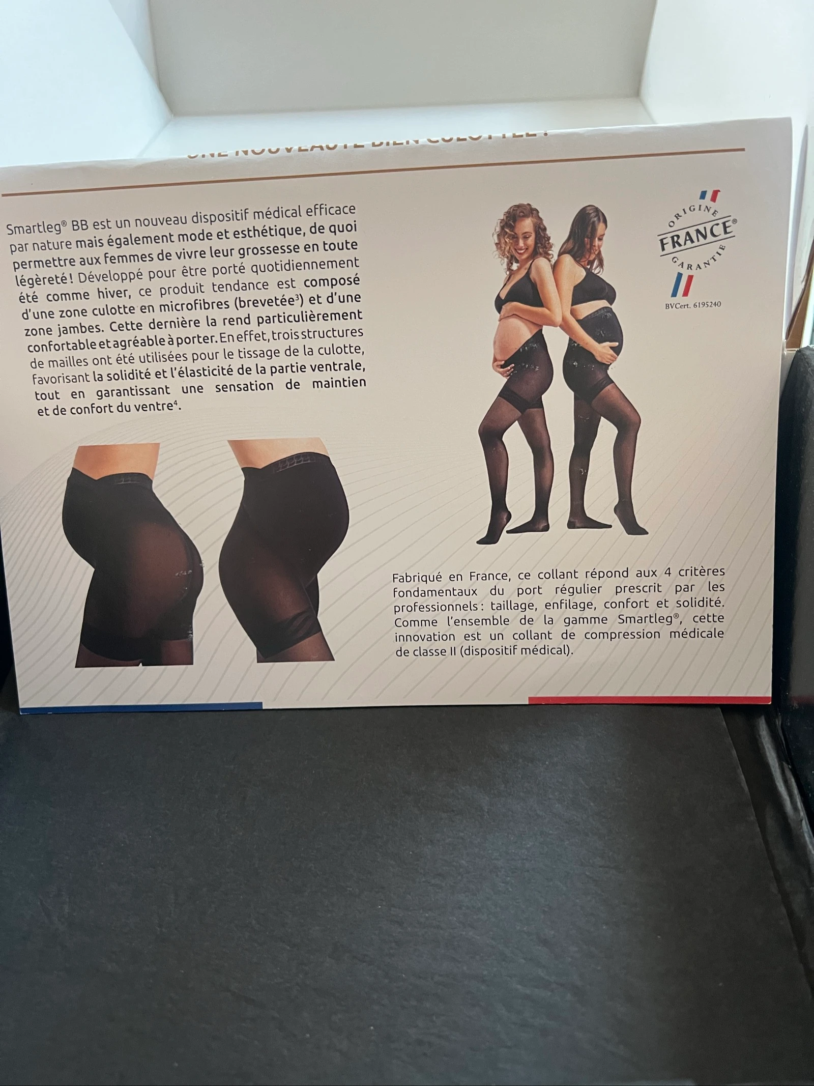 Class 2 Compression Maternity Tights Smartleg BB Semi-Transparent INNOTHERA – photo 3